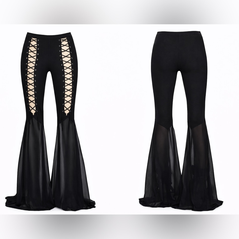 NWT Wandering Mind Lace Up Pants